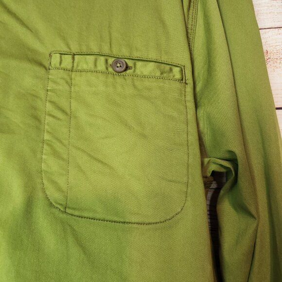 The Territory Ahead Men's Heavy Outdoor Button Shirt Size XLT Green Long Sleeve - Picture 6 of 14